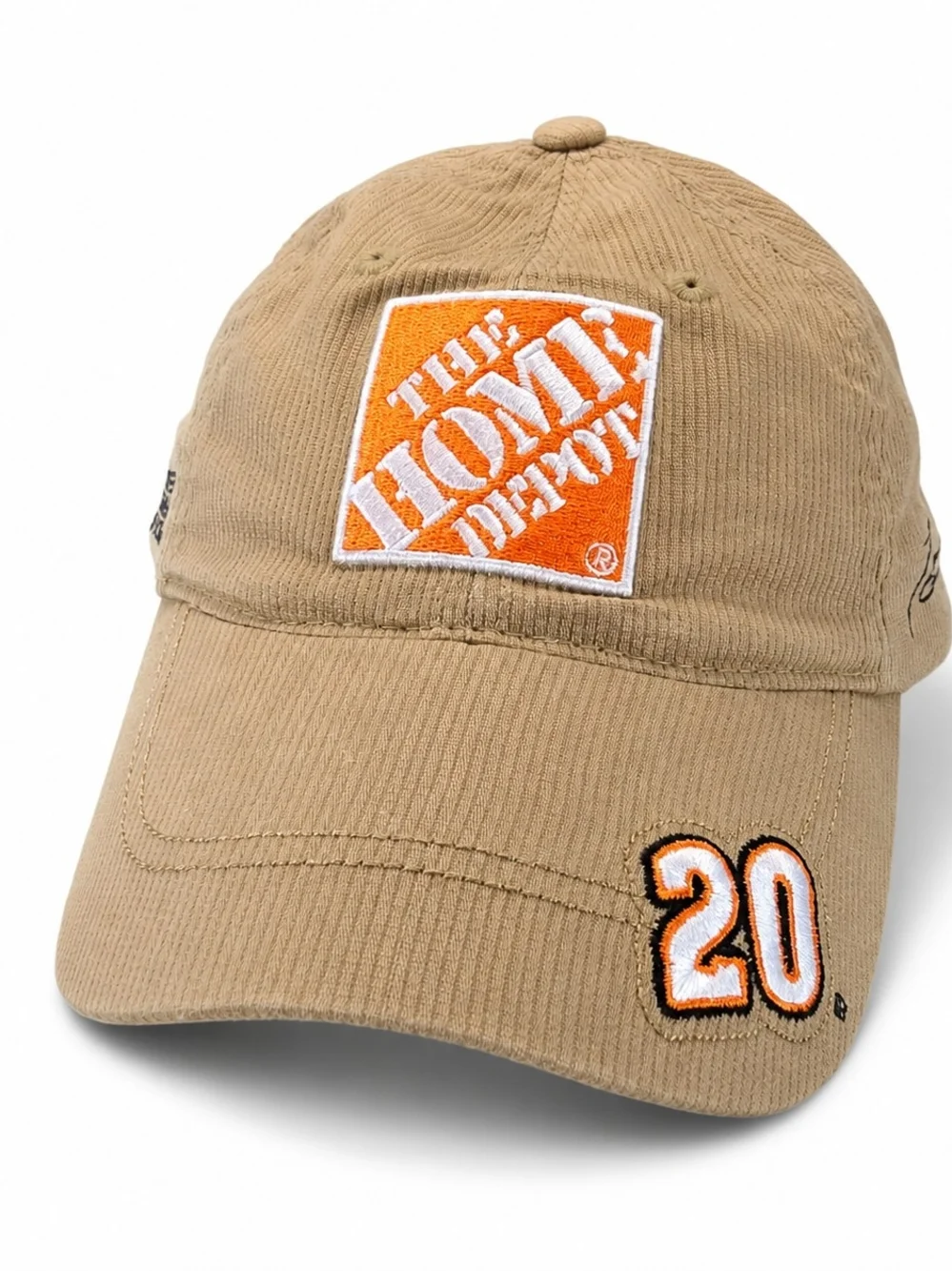 Home Depot Joe Gibbs Racing NASCAR #20 Beige Strapback Hat